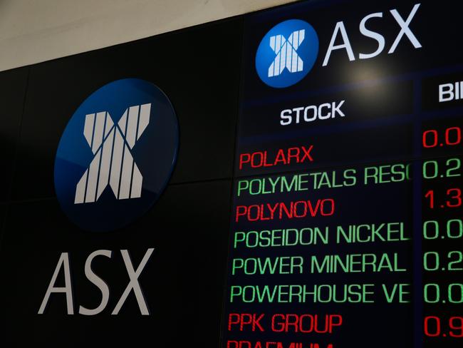 SYDNEY, AUSTRALIA: Newswire Photos- NOVEMBER 07 2023: A general view of the digital boards at the ASX in Sydney as the Reserve Bank meets today to discuss another rate rise. Photo by: NCA Newswire /Gaye Gerard