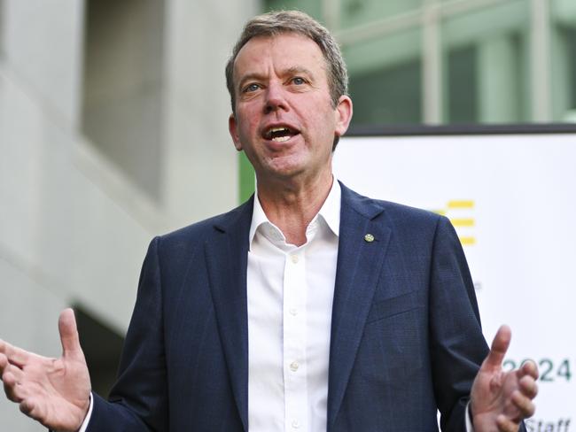 CANBERRA, AUSTRALIA  - NewsWire Photos - November 19, 2024: Dan Tehan MP attends the Fit for Office launch, a three week fitness challenge for 40 plus MPs and senators at Parliament House in Canberra. Picture: NewsWire / Martin Ollman