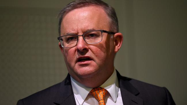 Anthony Albanese has criticised Labor’s ‘white ad’.