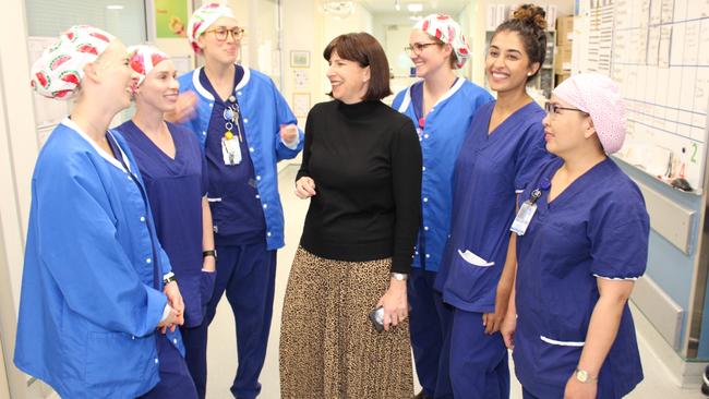 Canberra Health Services CEO Bernadette McDonald is known for roaming the wards to consult with her staff.