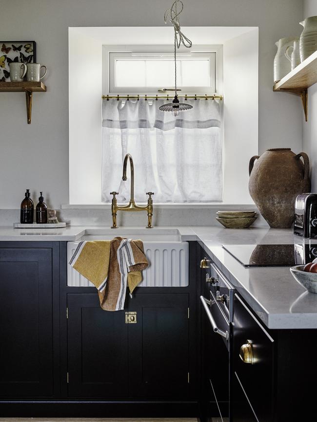 That cottage’s DeVol kitchen. Picture: Brent Darby.