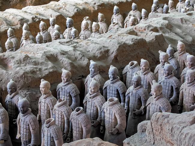 The world famous Terracotta Army, part of the Mausoleum of the First Qin Emperor and a UNESCO World Heritage Site located in Xian China  Picture: istock
