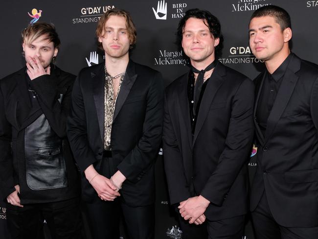 Five Second of Summer also performed at the event. Picture: Getty Images