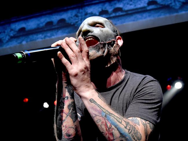 Lead singer Corey Taylor is named in the lawsuit. Picture: Kevin Winter/Getty Images