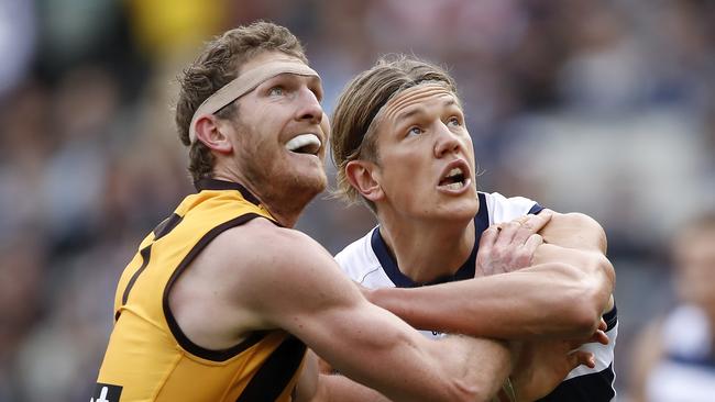 The AFL are considering a Geelong-Hawthorn clash in Round 2. Picture: Getty