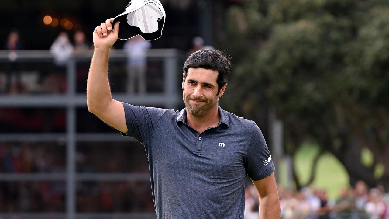 Spain’s Adrian Otaegui set a tournament record at the Andalucia Masters but his victory has been met with a mixed reception. Photo: Getty Images