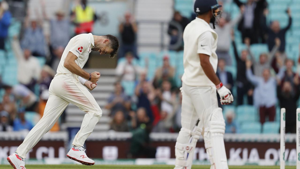 The moment James Anderson became the most successful fast-bowler in Test history.