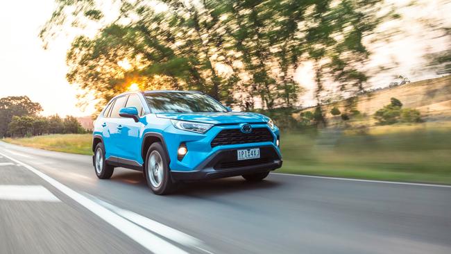 The Toyota RAV4 Hybrid was a clear winner in News Corp’s 2019 car of the year awards. Picture: Thomas Wielecki.