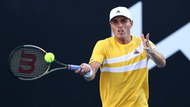 Christopher O'Connell was knocked out of the Australian Open by Maxine Cressy. Picture: Cameron Spencer/Getty Images