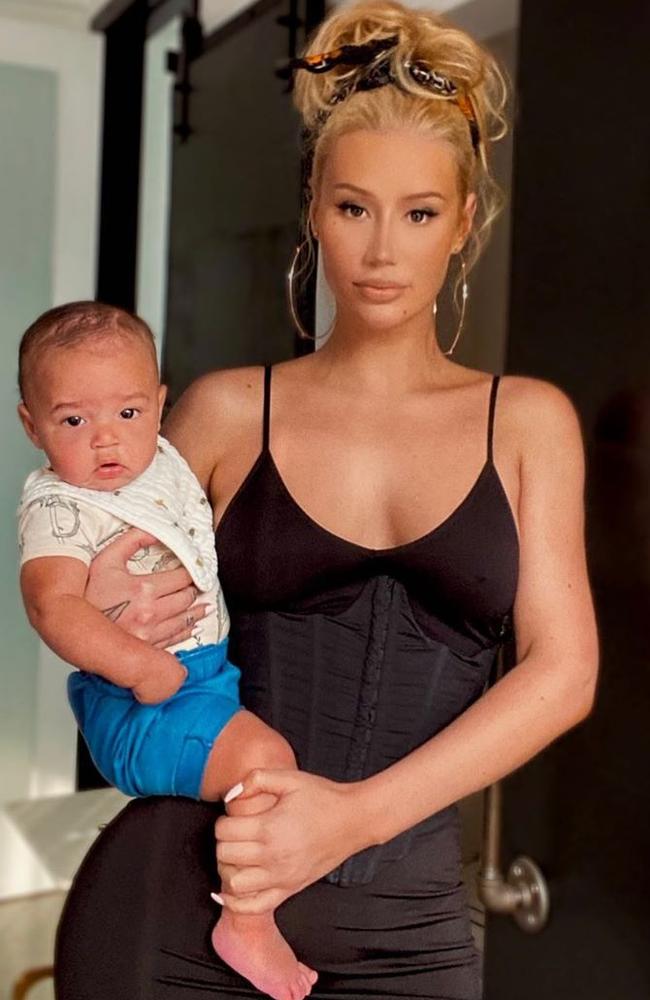 Iggy Azalea shares her son Onyx with Playboi Carti. Picture: Instagram.