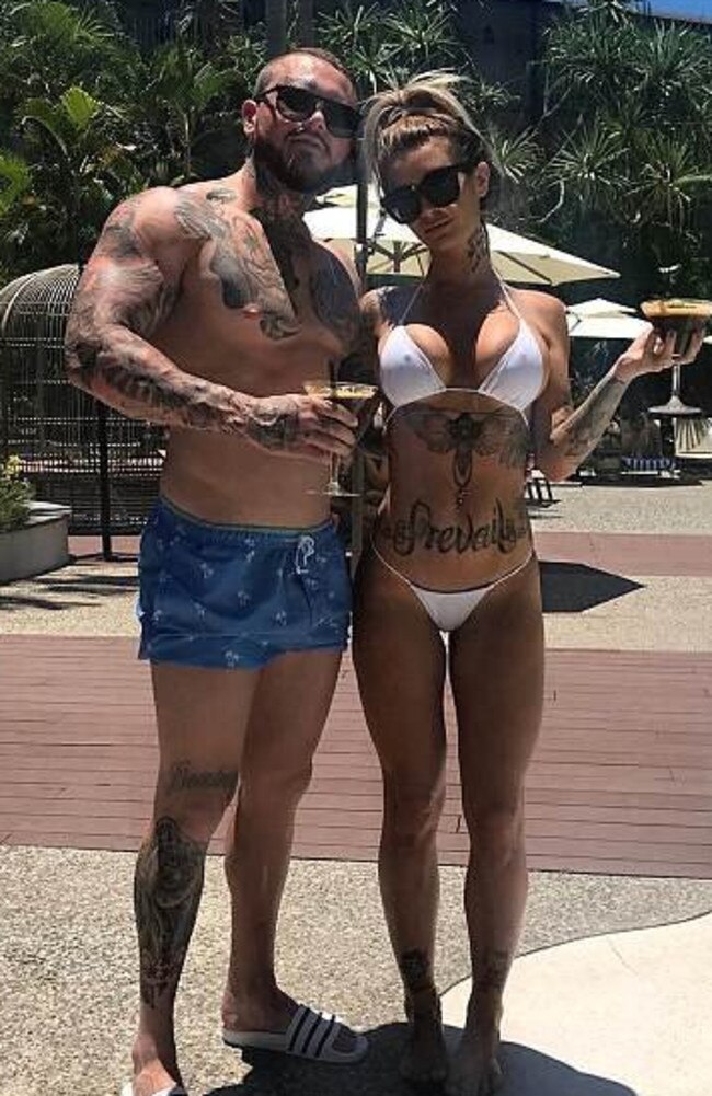 Ben 'Notorious' Geppert and Allaina Vader on Hamilton Island.