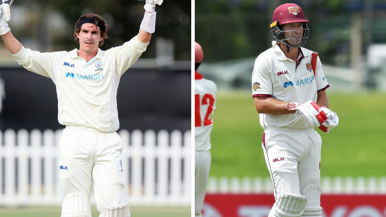 Sean Abbott is having a season to remember with the bat while Test opener Joe Burns is having one to forget.