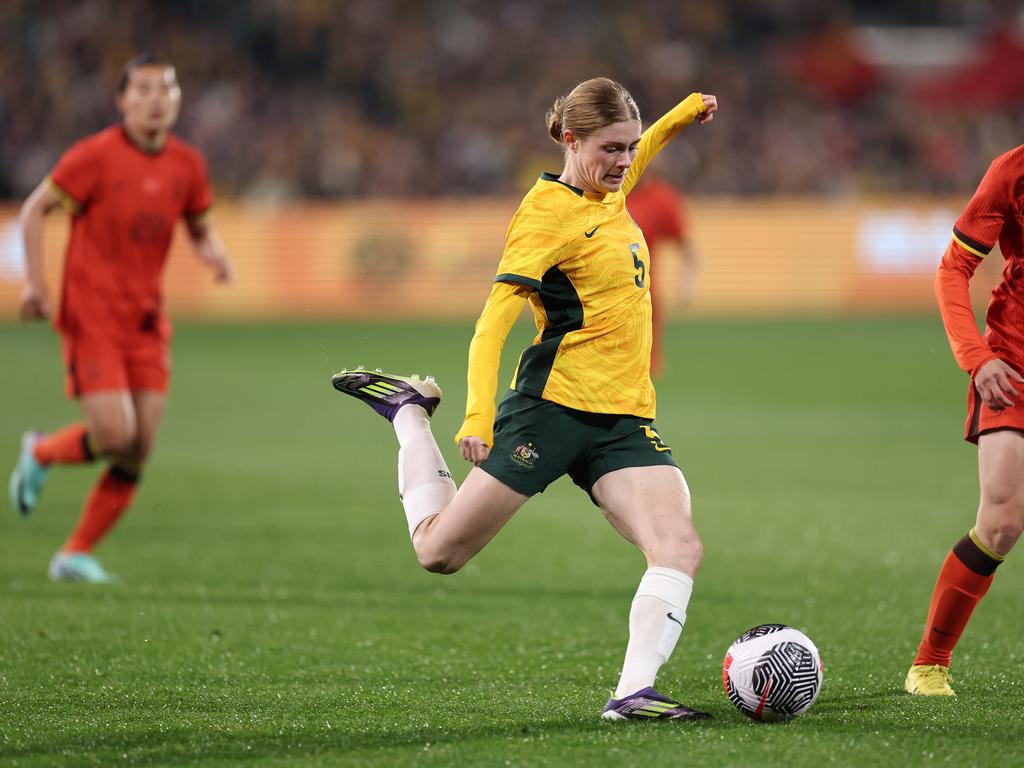 Cortnee Vine is missing from the latest Matildas squad. Picture: Cameron Spencer/Getty Images