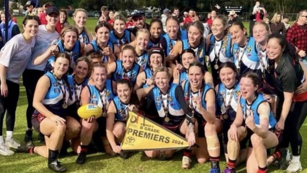 Bullcreek Leeming just claimed victory in the women’s B grade grand final. Picture: Facebook