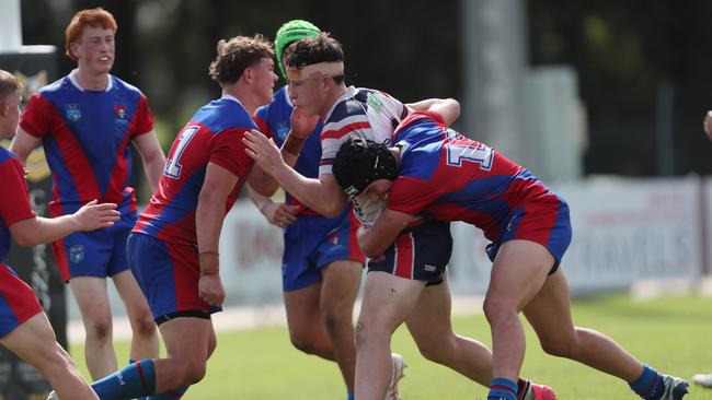 Duncan Gatt-Smith in action for the Central Coast Roosters. Picture: Sue Graham