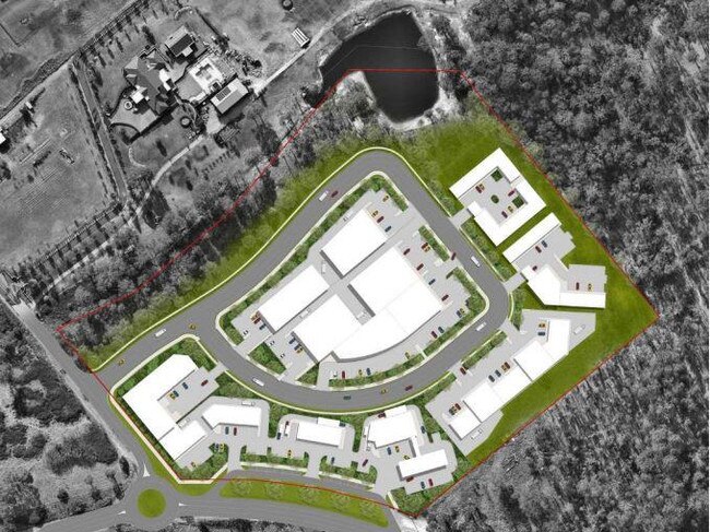 Artists rendering of a proposed Business Park in Cecil Park.