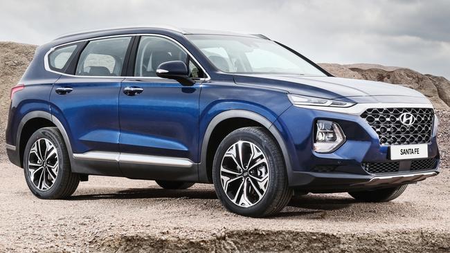 Photo of the 2018 Hyundai Santa Fe (overseas model shown)