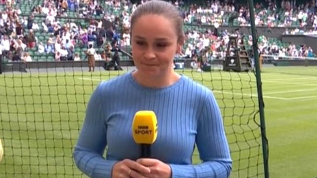 ‘So good’: Ash Barty delights tennis fans with Wimbledon acts