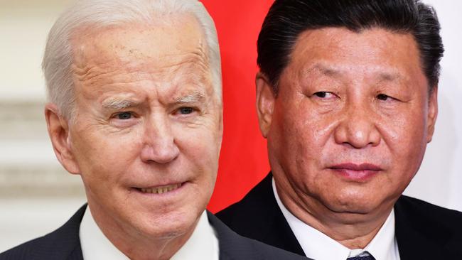 Joe Biden and Xi Jinping. Picture: AFP