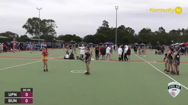 Replay: Netball Queensland State Age Titles - Underwood Park Black v Bundaberg (U12)