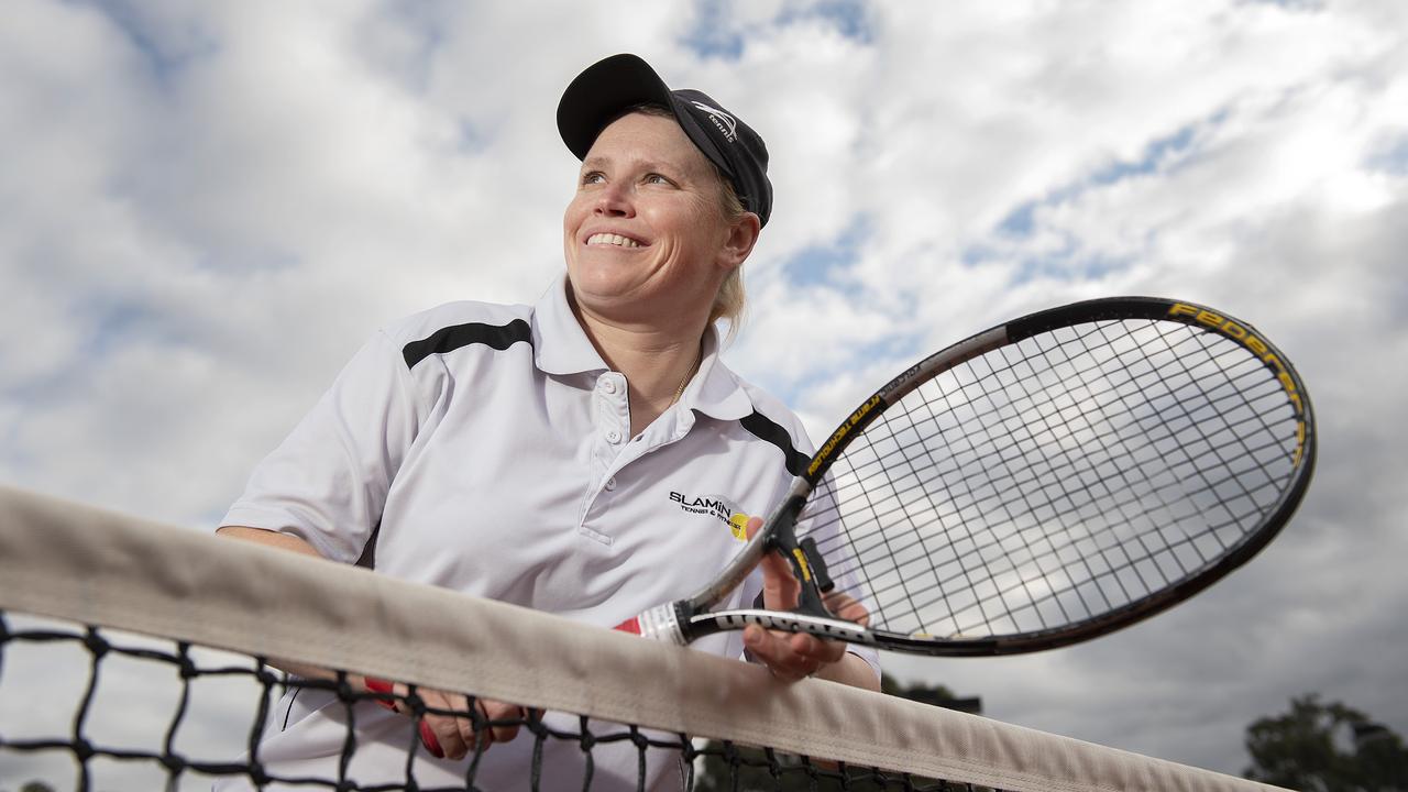 She now enjoys being a tennis coach. Picture: Ellen Smith