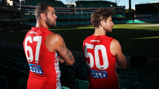 Lance Franklin Dane Rampe AFL Indigenous Round Sydney v