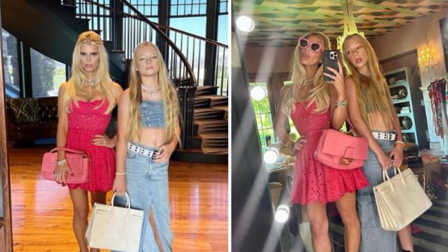 Jessica Simpson shows off 45kg transformation in crop top snap