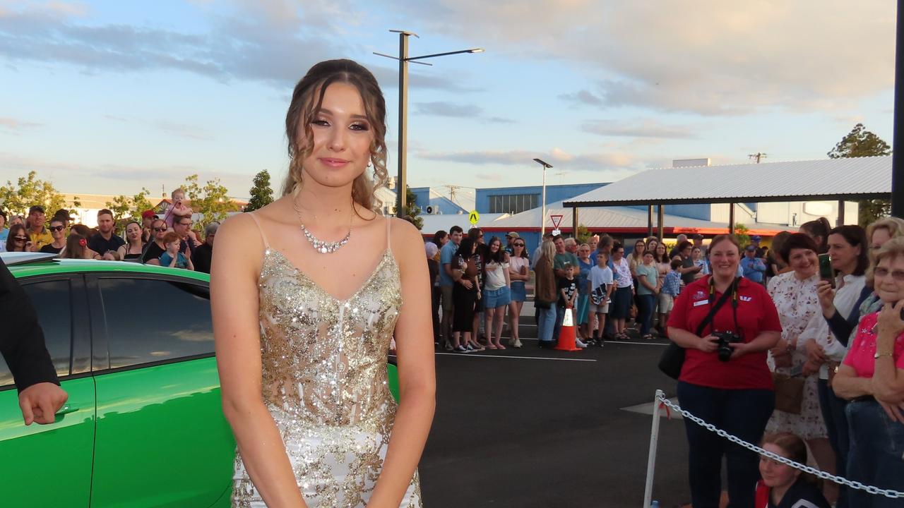 Students arriving at the Kingaroy State High School Formal at Kingaroy Town Hall on November 11.