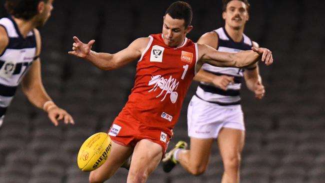 Tom Wilson in action for the Northern Bullants. Picture: Nathan McNeill
