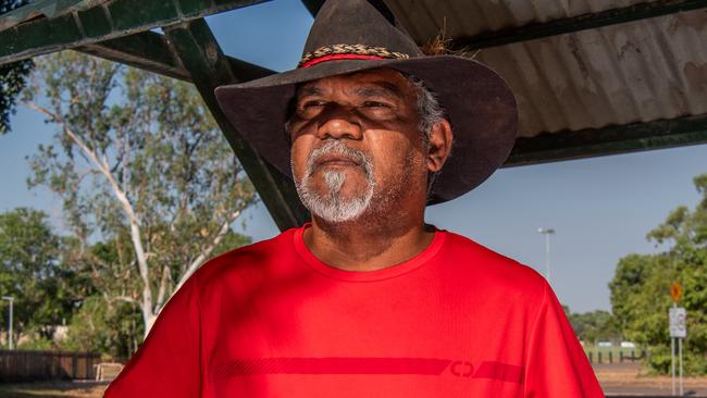 Peppimenarti Traditional Owner and West Daly councillor John Wilson speaks about how the Jovi Boys gang is terrorising his community. Picture: Pema Tamang Pakhrin