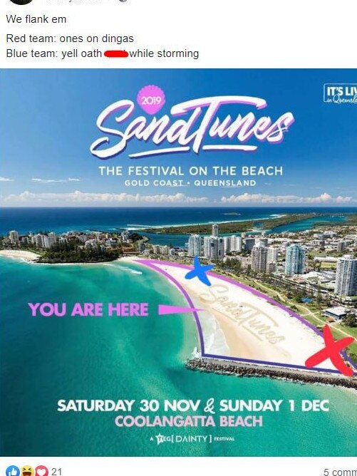 Plans shared on the storm SandTunes page.