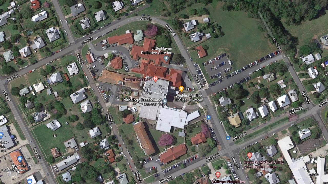 Gympie Hospital, Google Maps