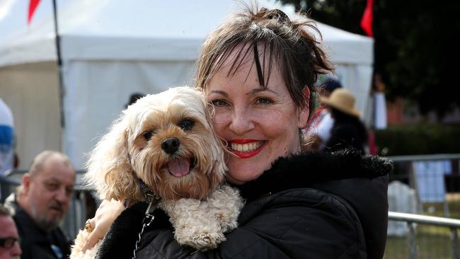 Deborah Stellason with her dog Annabel. Gladstone Regional Council will restart the Animal Inspection Program from February 1, 2021.