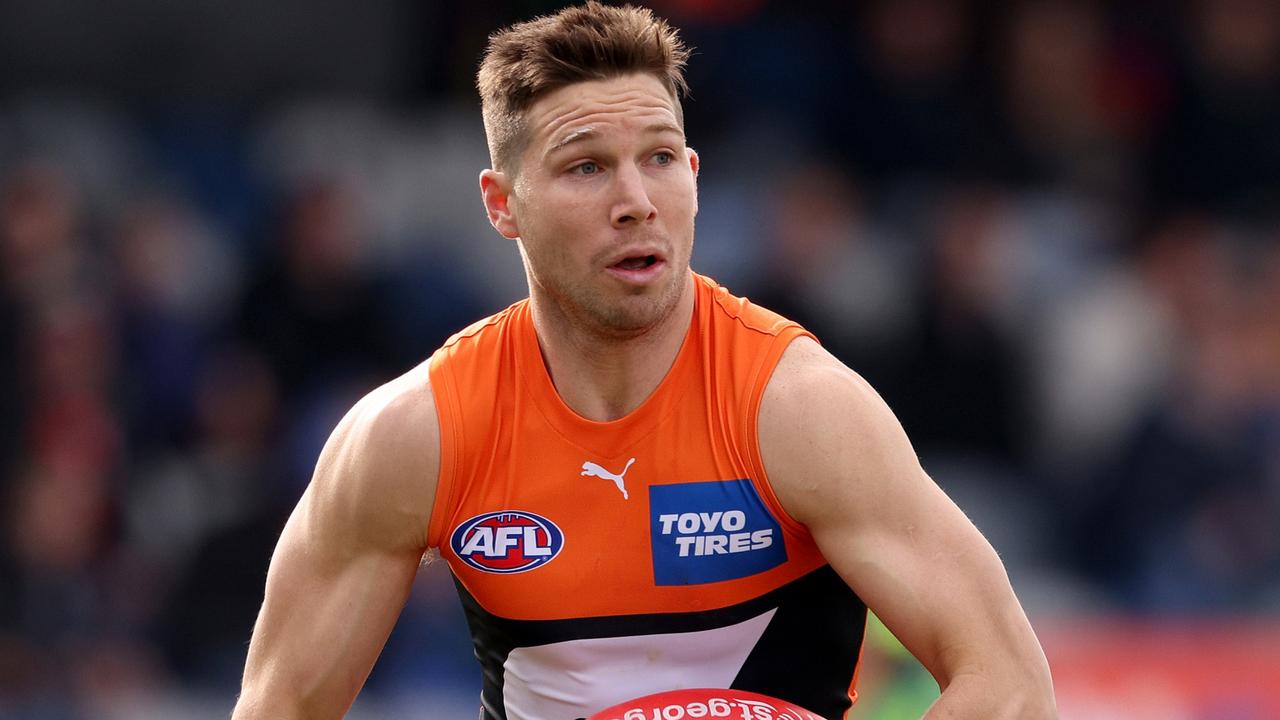 Toby Greene was among a number of players ruled out of the Sydney-GWS clash just before the first bounce. Picture: Getty Images