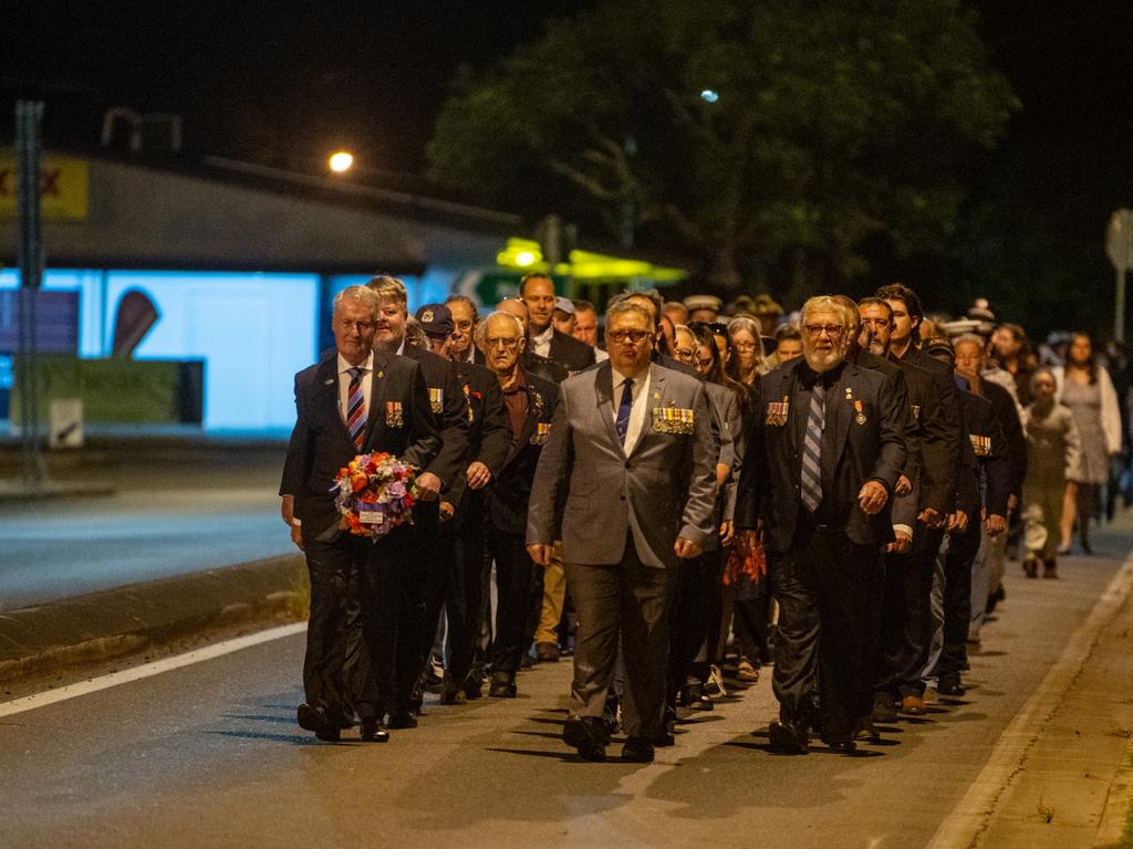 5am Anzac Day Walkerston Friday 25 April 2025 Picture: Michaela Harlow