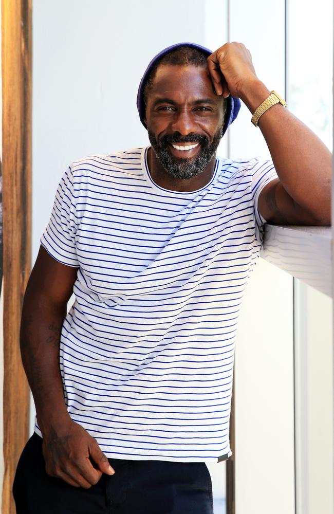 He may be a movie star, but British actor Idris Elba reckons he’s no cooler now than he was as a snotty schoolboy. Picture: Toby Zerna