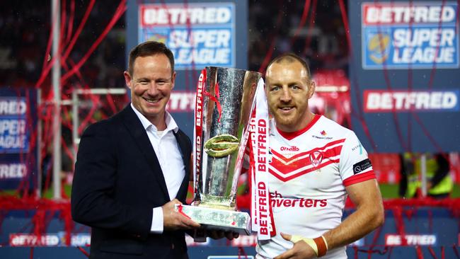 Holbrook’s St Helens team was the most dominant in Super League history. Photo by Clive Brunskill/Getty Images.