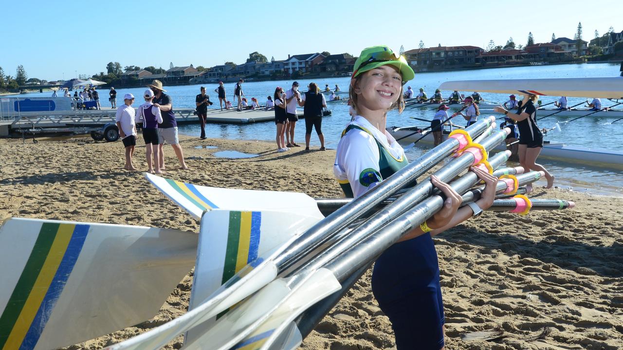 Pembroke School prepares for the races. Picture: Michael Marschall