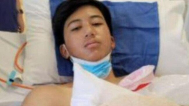 Rhyan Singh, 16, was brutally stabbed while celebrating his 16th birthday last week. His family have organised several rallies to make a stand against youth crime and raise awareness for victims.Picture supplied.