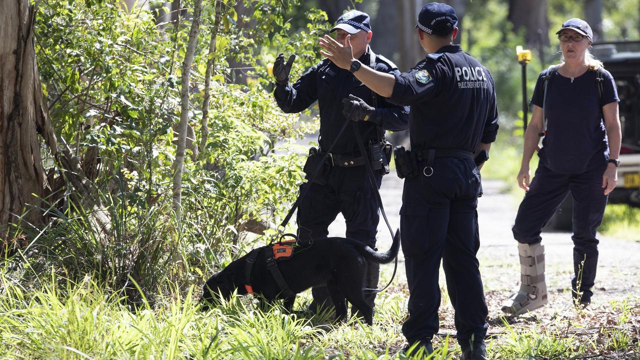 Police have bought in cadaver dogs in the search for William. Picture: Shane Chalker.