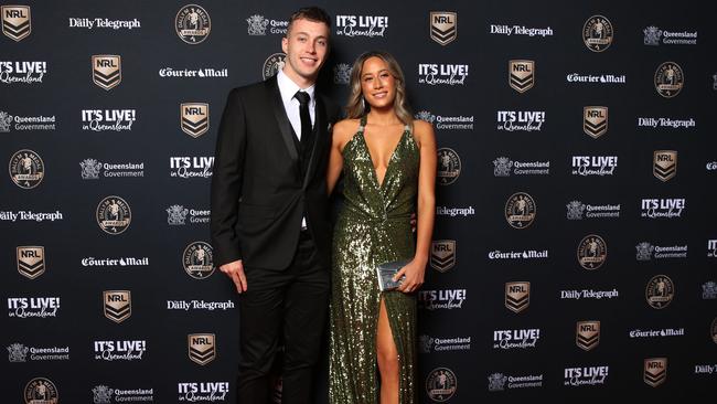 Sam Walker and his girlfriend Bella Allan. Picture: Zak Simmonds