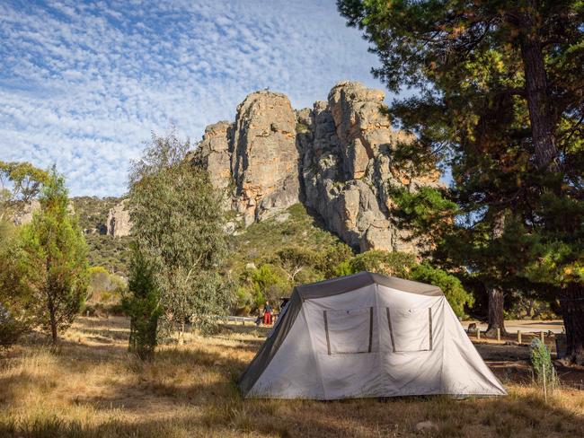 Mt Arapiles is a world-renowned destination for rock climbing. Picture: Jason Edwards