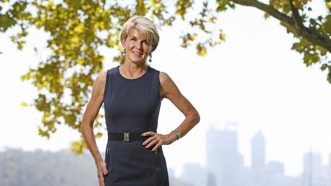 Former Minister of Foreign Affairs Julie Bishop. Picture: Daniel Wilkins