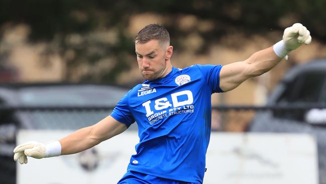 Soccer NPL 1: North Geelong Warriors v Port Melbourne North Geelong Warriors 1 goalie Hamish Flavell Picture: Mark Wilson