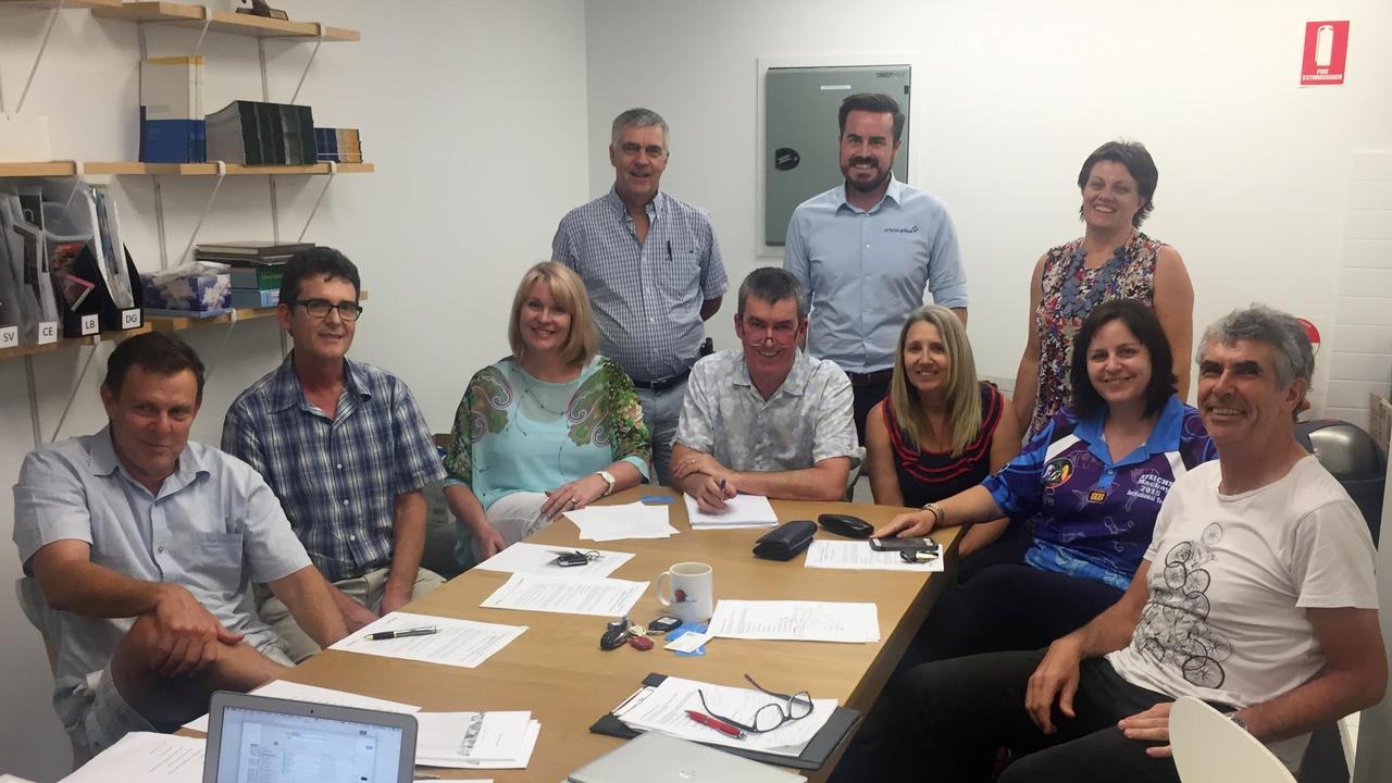 Mackay health and science community representatives, who had "grave concerns" about Mackay Regional Council's decision to remove fluoride in 2016: Dr Peter Monckton, Dr Ted Cullinan, Dr Jackie Stuart, Dr Bill Boyd, Dr Michael Foley, Tom McMillan, Dr Ronel Bornman, Georgena Watt, Dr Therese Sheedy and Peter McCallum.