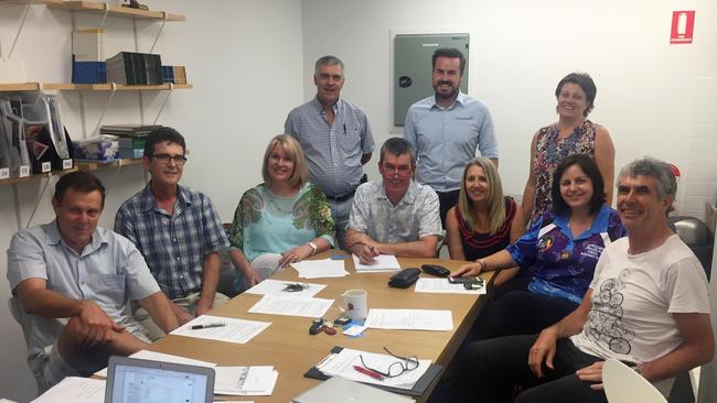 Mackay health and science community representatives, who had "grave concerns" about Mackay Regional Council's decision to remove fluoride in 2016: Dr Peter Monckton, Dr Ted Cullinan, Dr Jackie Stuart, Dr Bill Boyd, Dr Michael Foley, Tom McMillan, Dr Ronel Bornman, Georgena Watt, Dr Therese Sheedy and Peter McCallum.