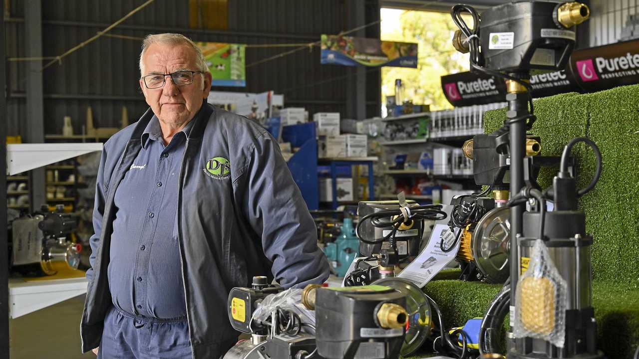 PREPARED: DJ's Electric Motor & Pump Centre owner Darryl Trapp said spring trading  started strongly. Picture: Cordell Richardson