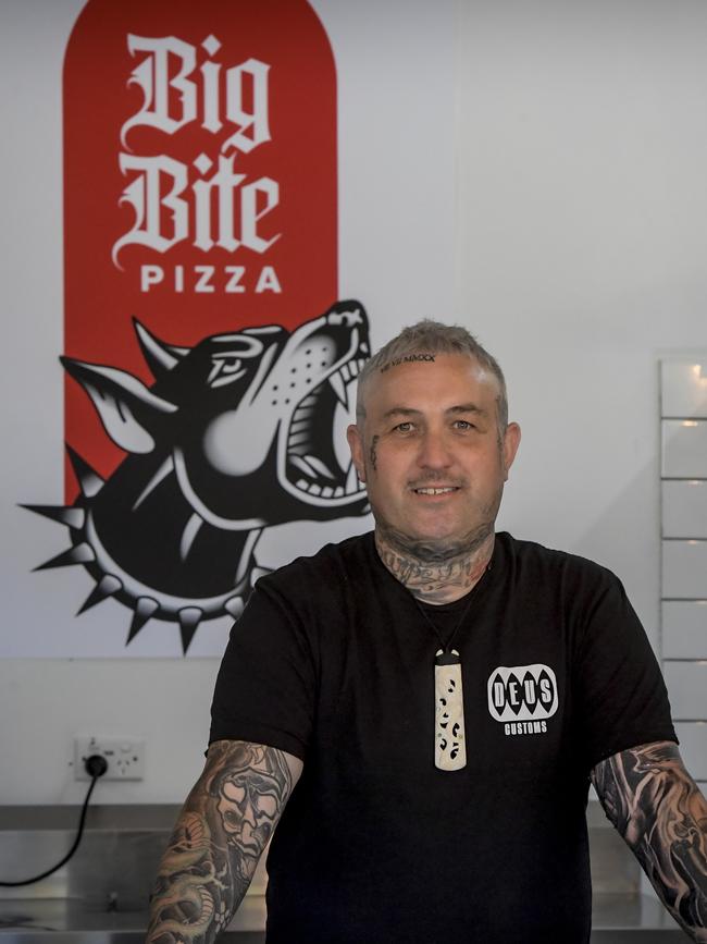 Mr Hill is gearing up to open Big Bite Pizza in the cafe's place next month. Picture: RoyVPhotography