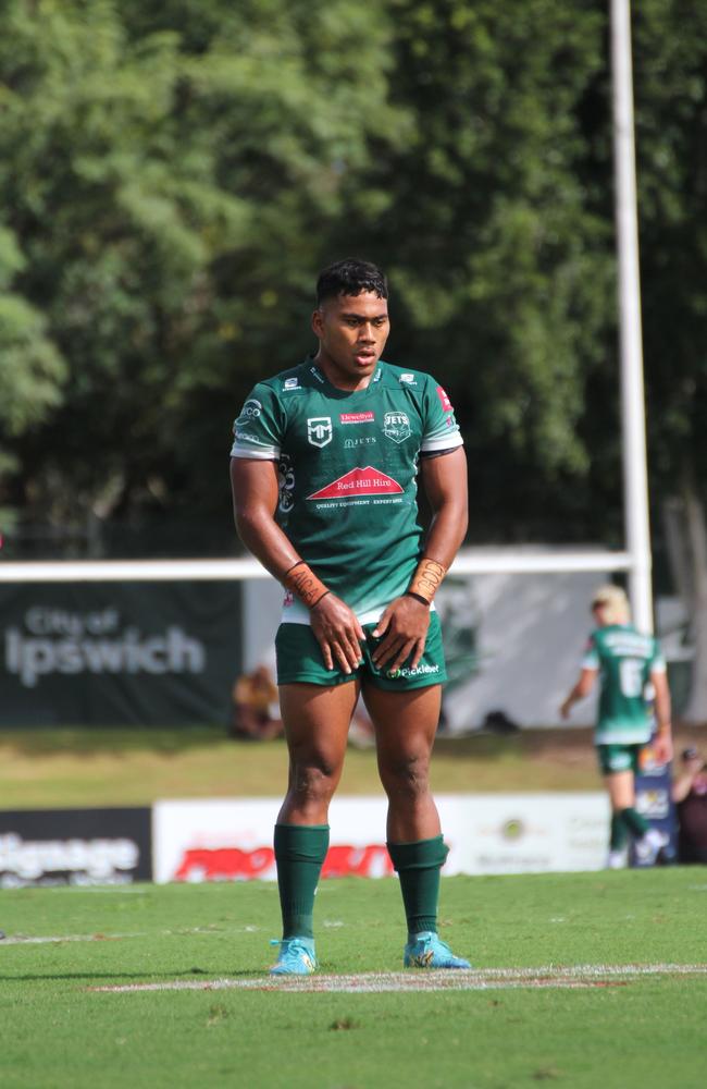 Saifiti Junior Saifiti. Meninga Cup semi-finals action between the Ipswich Jets and Mackay Cutters at the North Ipswich Reserve on Sunday, May 5, 2024.