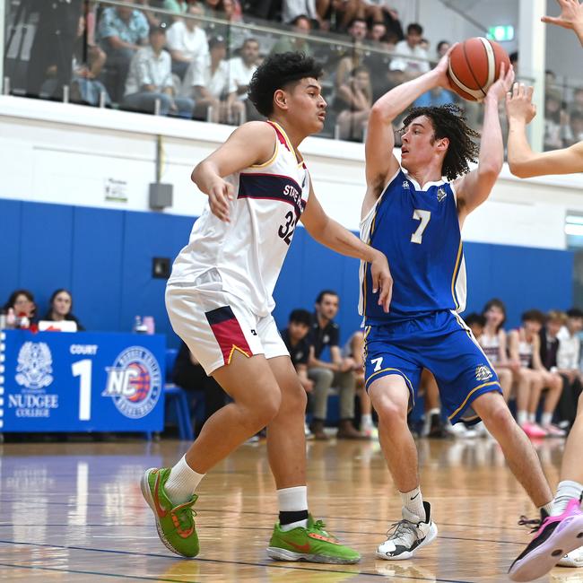 Nudgee V BSHS. Basketball. Saturday September 7, 2024. Picture, John Gass